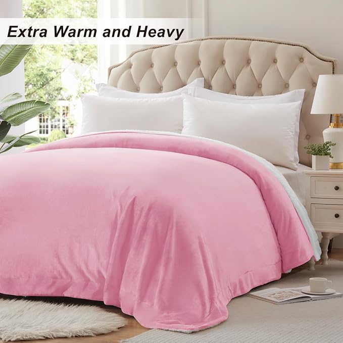 KAWAHOME Sherpa Fleece King Size Blanket - Image 5