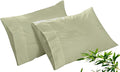 Royale Linen Cooling Pillow Cases Standard Size Set of 2-100% Rayon Derived by ROYALELINENS