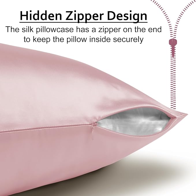 Silk Pillowcase 2 Pack for Hair and Skin - Image 6