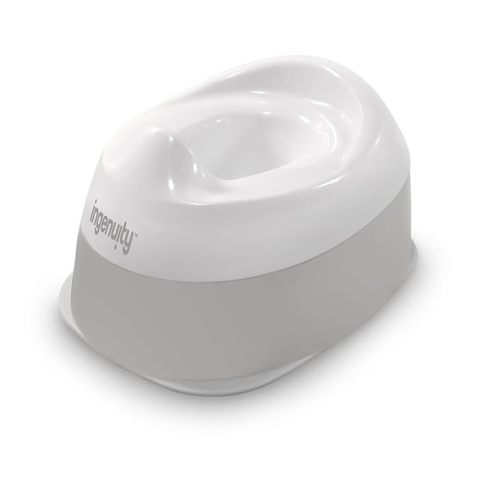Ingenuity Ready Set Go Potty Training Toilet, Removable Bowl, Non-Skid Bottom by Ingenuity