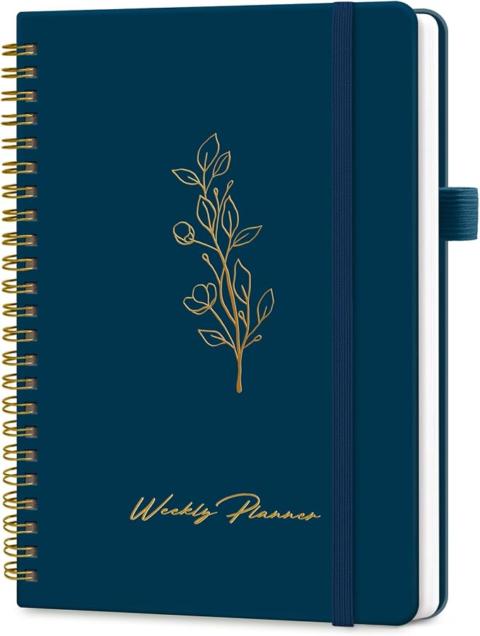 Undated Weekly Planner, Weekly To Do List Notebook by Taja