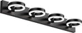 LED Bathroom Light Fixtures, 33inch Black Vanity Lights, Modern 4 Light Acrylic by PHIXART