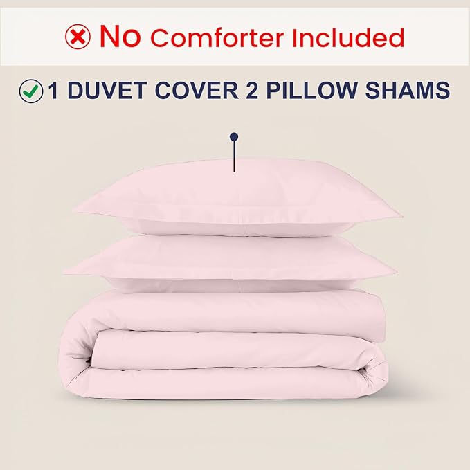 Kotton Culture 3 Pc Duvet Cover Queen Size/Full Size Set-100% Egyptian Cotton - Image 2