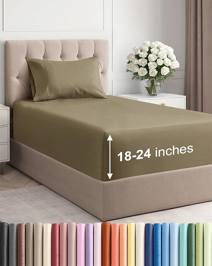 Extra Deep Twin Sheet Set by CGKUnlimited