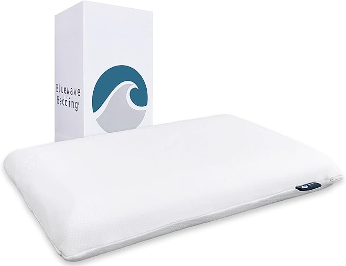 Bluewave Bedding Slim Gel Memory Foam Pillow by BluewaveBedding