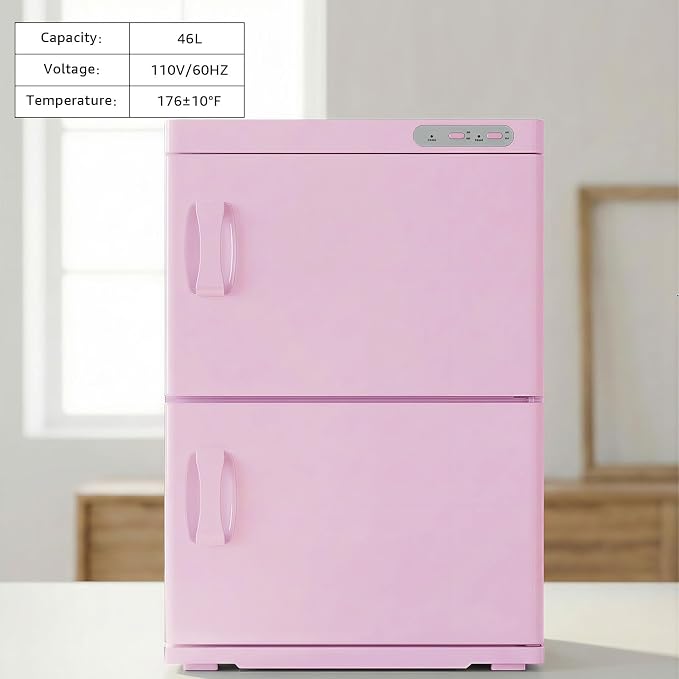 TABU Hot Towel Warmer Cabinet, 46L Extra Large Professional Towel Heater - Image 7