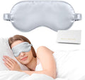 Silk Sleep Mask, Eye Mask for Sleep Women Men, Mulberry Sleeping Mask by Doitory