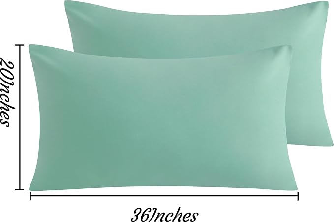 NTBAY King Pillow Cases Set of 2, 2 Pack Brushed Microfiber 20x36 Pillow Cases - Image 6