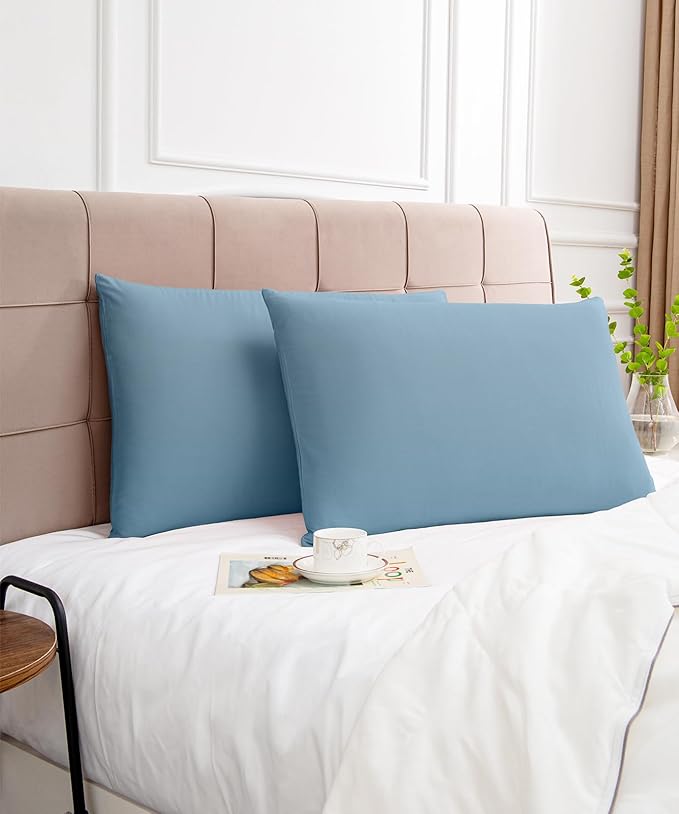 Warmstar Cotton Pillow Cases King Size Set of 2, 600 Thread Count Pillowcases - Image 6