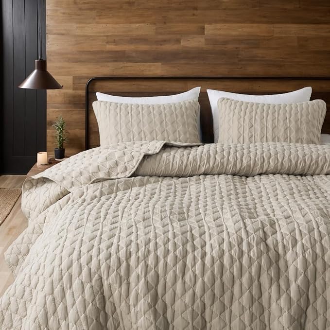 WDCOZY Oversized California Cal King Size Quilt Bedding Sets - Image 8