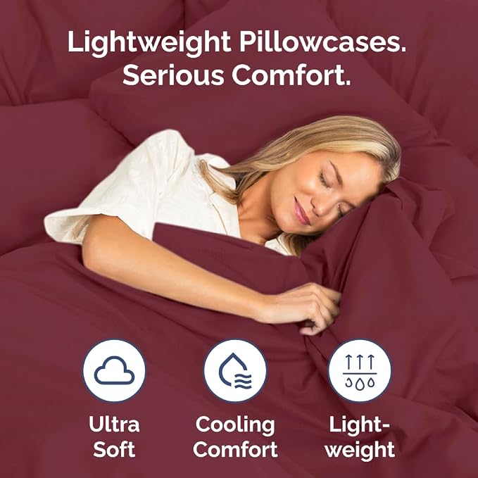 Queen Pillow Cases Set of 4 - Image 3