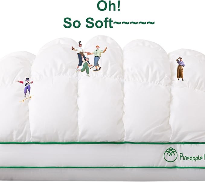 YOUR MOON Fluffy Support Bed Pillow Standard Size, Super Soft Premium - Image 2