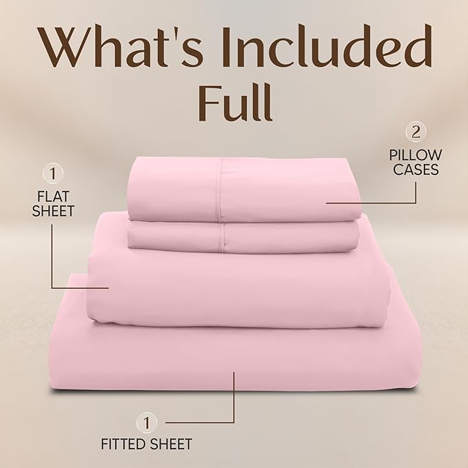 Utopia Bedding Full Bed Sheets Set - Image 3