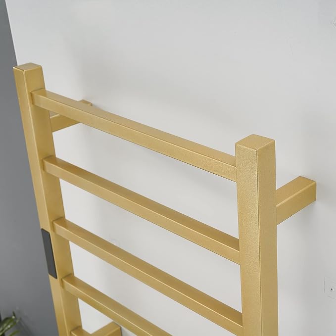 Electric Heated Towel Warmer Rack Gold Bathroom Accessories, - Image 5