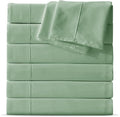 Maple&Stone Queen Flat Sheet 6 Pack, Premium Soft & Breathable, Brushed by MapleStone
