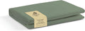 Linen Home 100% Cotton Percale 1 Flat Sheet, Twin Size by LINENHOME