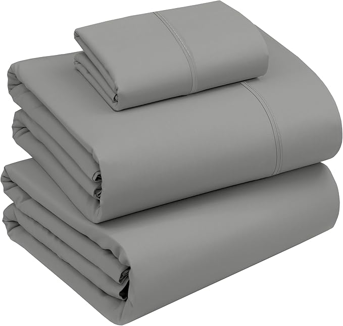 RUVANTI 100% Cotton Sheets – Twin XL Size Percale Bedding, Cooling & Breathable by Ruvanti