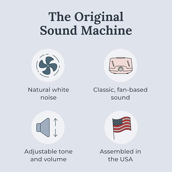 Yogasleep Dohm Classic The Original White Noise Machine, Soothing Natural Sound - Image 2