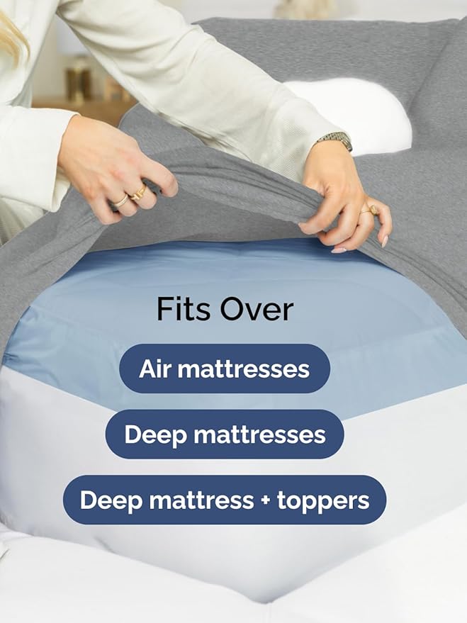 Extra Deep Split King Fitted Sheet - Image 6
