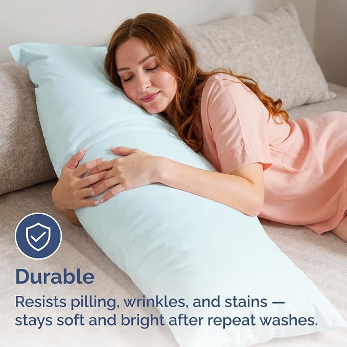 Body Pillowcases Set of 4-20x54 Long Body Pillow Case - Image 4