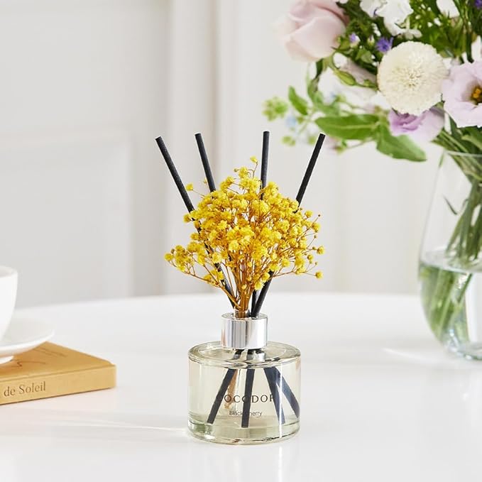 COCODOR Preserved Real Flower Reed Diffuser/Cashmere Vanilla / 6.7oz / 2 - Image 6