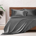 MR&HM Satin Bed Sheets, King Size Sheets Set by MRHM