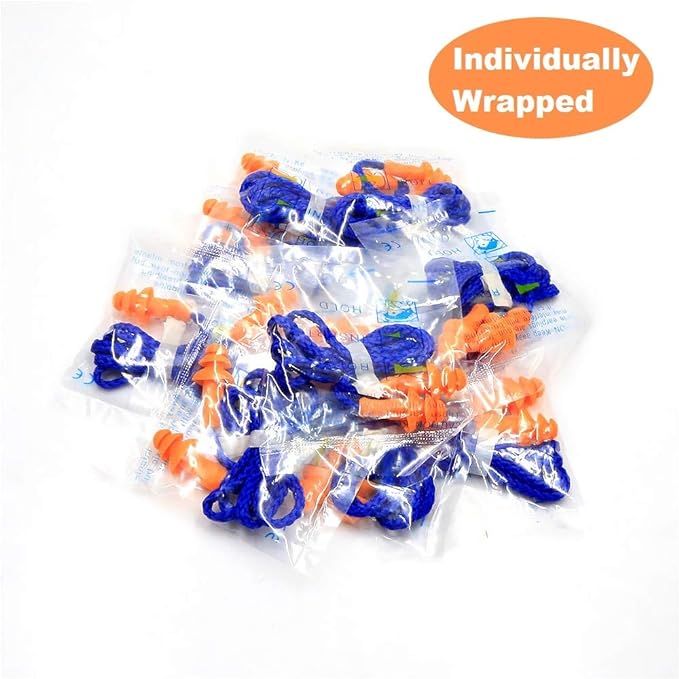 50 Pair Silicone Corded Ear Plugs Reusable - Image 6