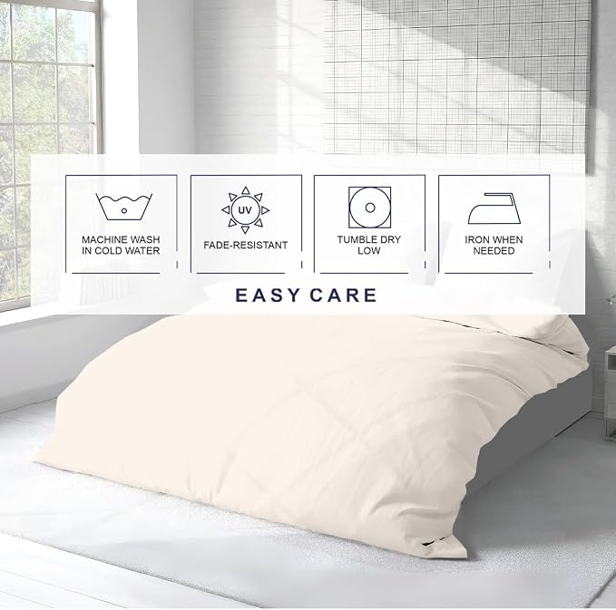 Kotton Culture 1 Pc 120"x120" Duvet Cover Super King Plus/Super Oversize King - Image 7