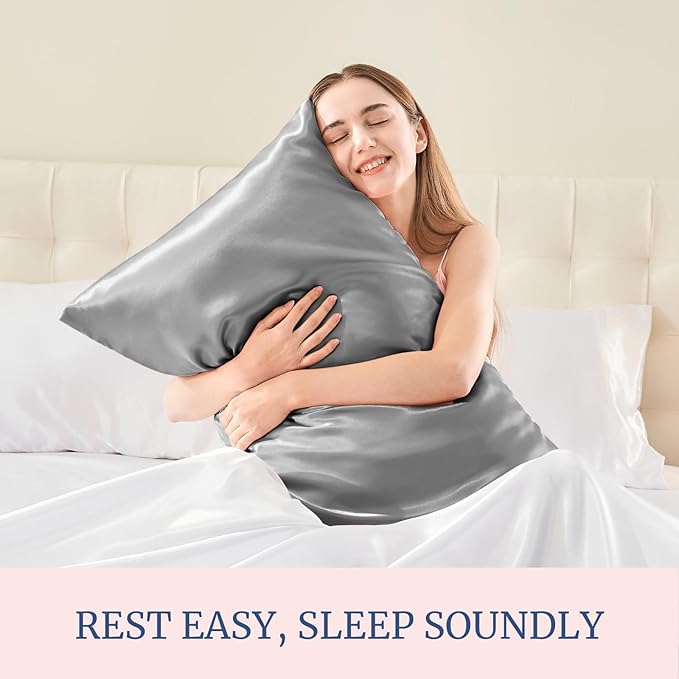 BEDELITE Satin Pillowcase for Hair and Skin, Super Soft and Cooling Similar to - Image 5