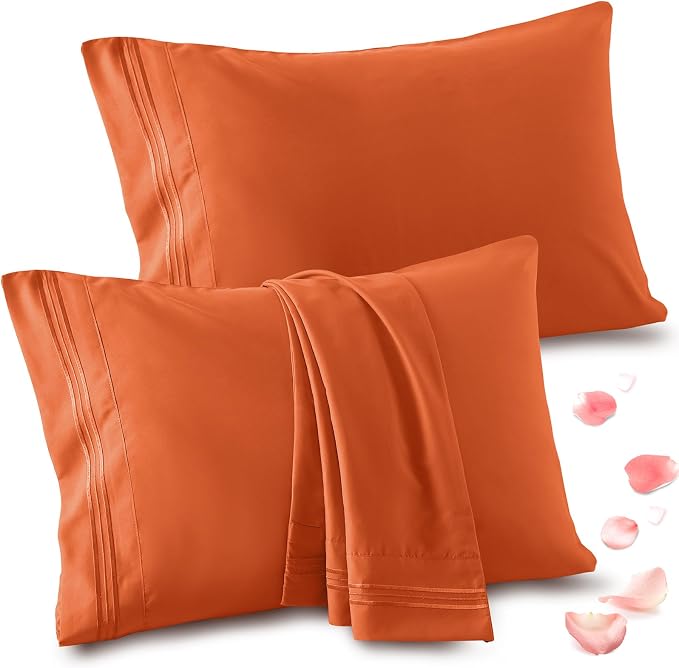 Vonty 2 Pack Queen Pillow Cases by CreateCozyLife