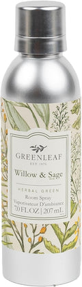 Greenleaf Gifts Willow & Sage Scented Room Air Freshener Spray | Non-Aerosol 7 by GreenleafGifts