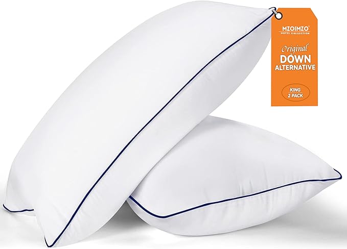 MZOIMZO Bed Pillows for Sleeping- King Size, Cooling Hotel Quality by MZOIMZO
