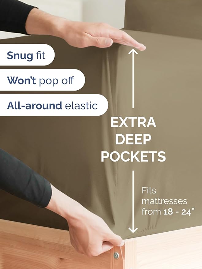 Extra Deep Twin XL Fitted Sheet - Image 2