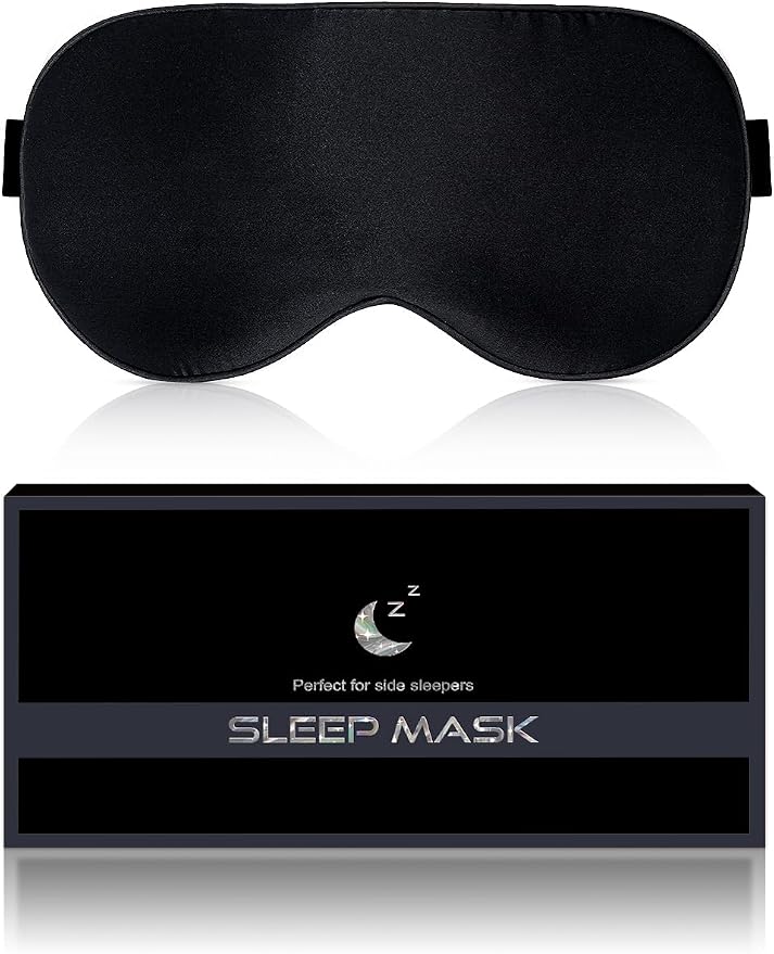Silk Sleep Mask for Women and Men by BLSSNZSleepEyeMask