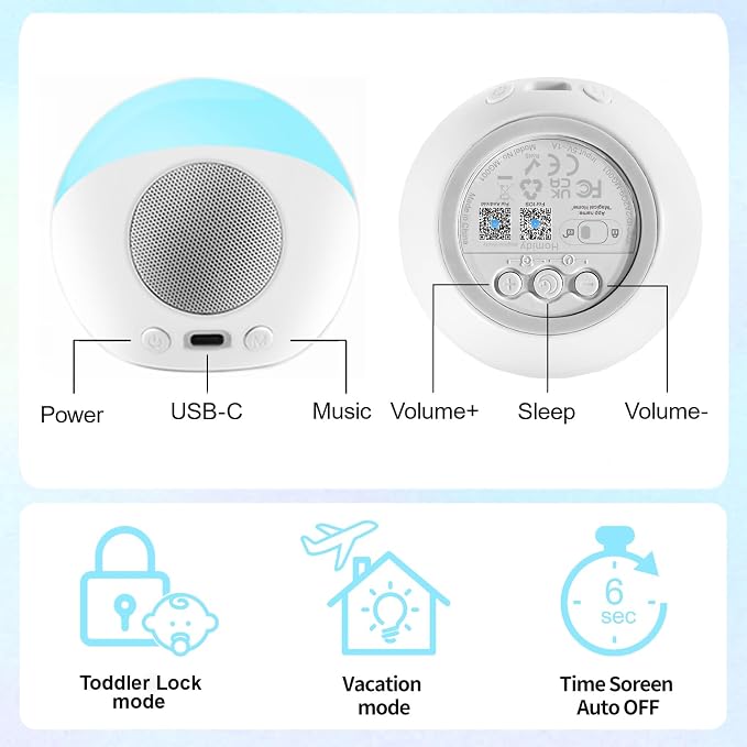 Ready to Rise Children's Sleep Trainer, Night Light, Alarm Clock, Toddler & - Image 7