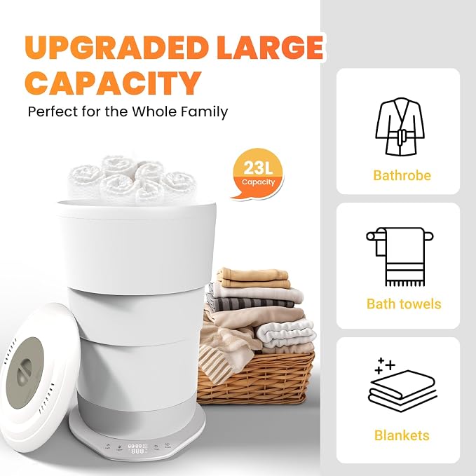 Ann Katy Towel Warmer Bucket for Bathroom – 23L Large Capacity Hot Towel Heater - Image 6