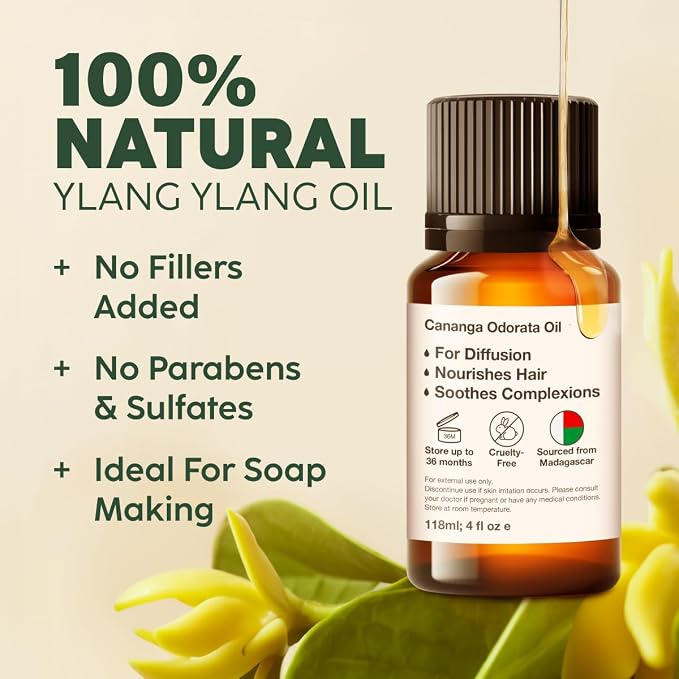 100% Pure Ylang Ylang Oil - Image 2