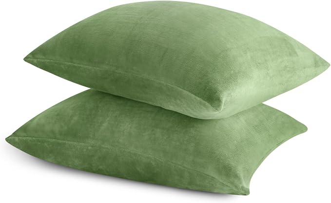 BEDELITE Flannel Pillowcases Standard Set of 2, Super Soft Fleece Pillow Case - Image 9