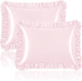 Homiest Ruffle Satin Pillowcase by Homiest