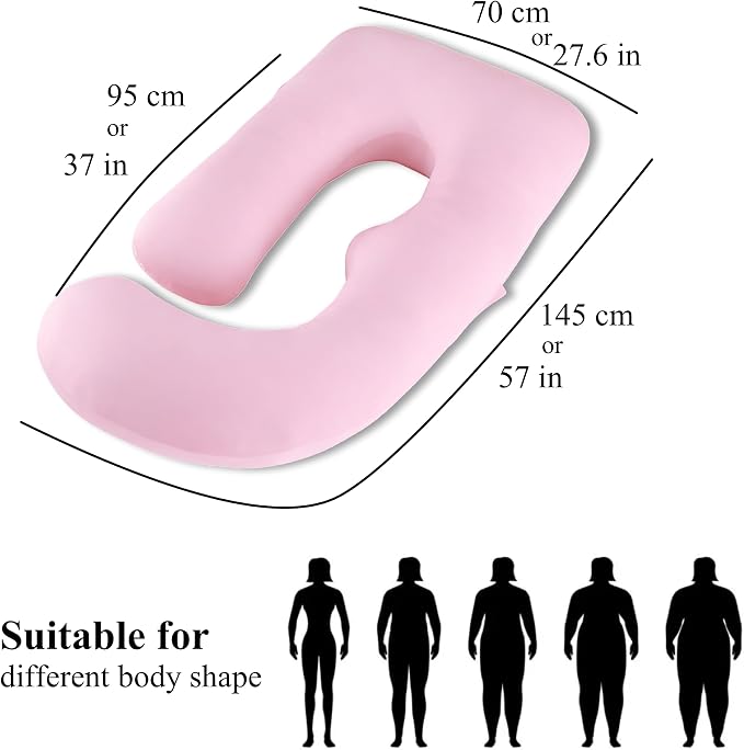 ALLOPERA Pregnancy Pillow, Full Body 57 Inch Maternity Pillow - Image 7