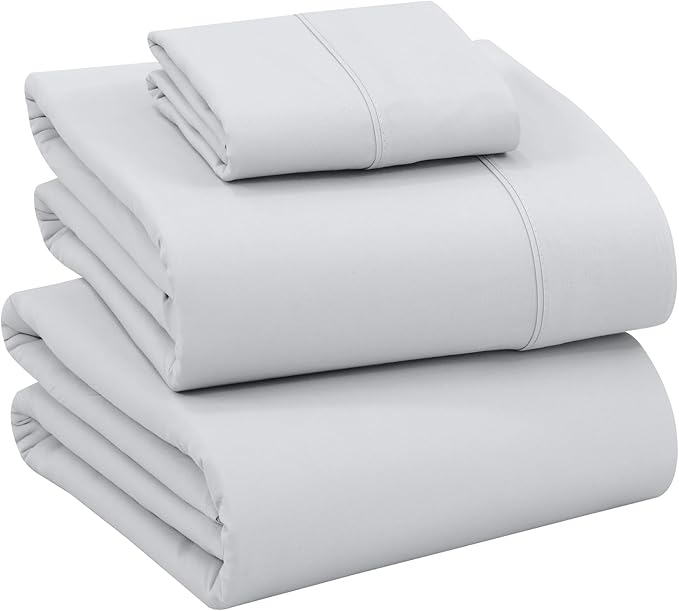 RUVANTI 100% Cotton Sheets – Twin XL Size Percale Bedding, Cooling & Breathable by Ruvanti