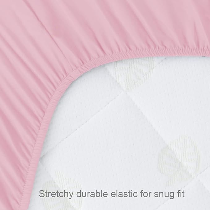 Biloban Pack and Play Sheets Fitted, 2 Pack Pack and Play Sheet Fits - Image 6