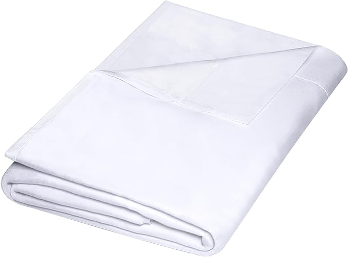 ZPECC Twin Flat Sheet Only 1 Pack, Durable White Top Bed Sheets Hypoallergenic by ZPECC-ABrandThatHasBeenFocusedOnBabyProductsFor18Years