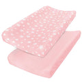 Changing Pad Cover for Girls 2 Pack, Lovely Print Soft Diaper Change Table by Moonsea