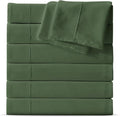Maple&Stone Queen Flat Sheet 6 Pack, Premium Soft & Breathable, Brushed by MapleStone