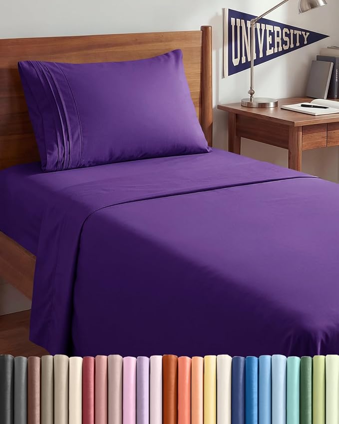 Twin XL Size 3 Piece Sheet Set by CGKUnlimited