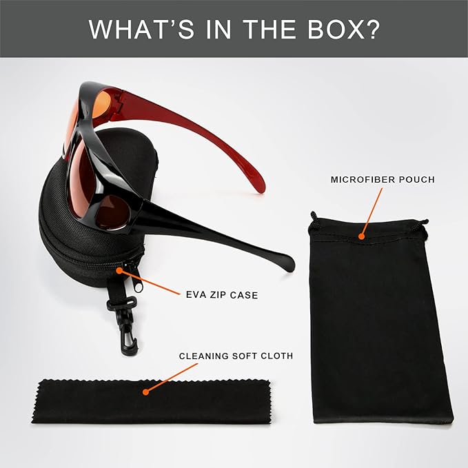 Eyekepper 100% Blue Light Reduction, Huge Fitover Anti-Blue Blocking Computer - Image 5