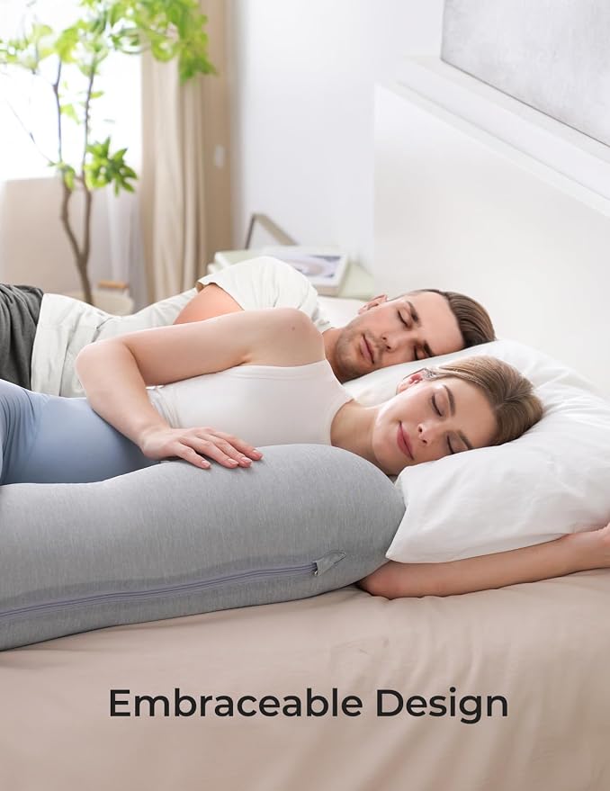 Momcozy J-Shaped Pregnancy Pillow - Image 9