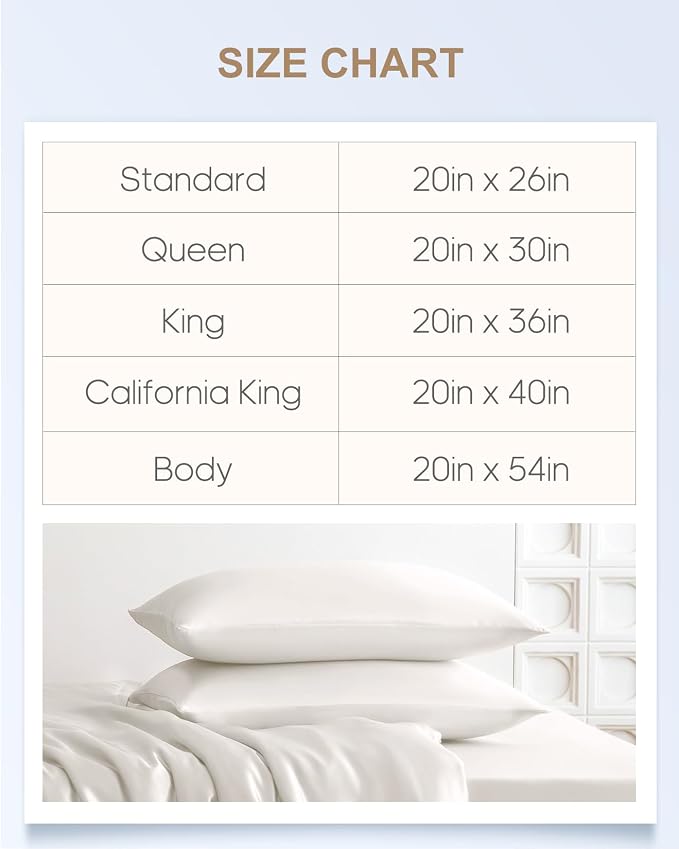 THXSILK Set of 2 100% Mulberry Silk Pillowcase - Image 9