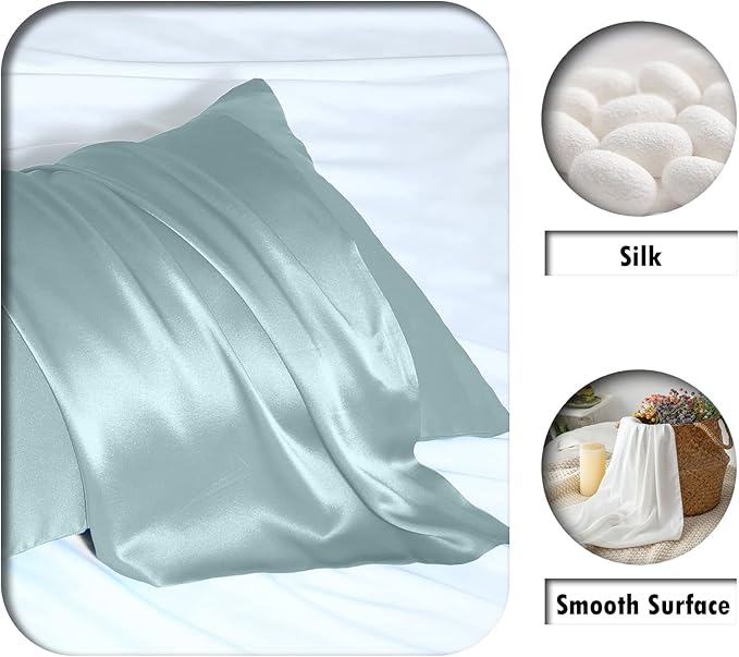 Mulberry Silk Pillowcase for Hair and Skin Pillow Case - Image 2